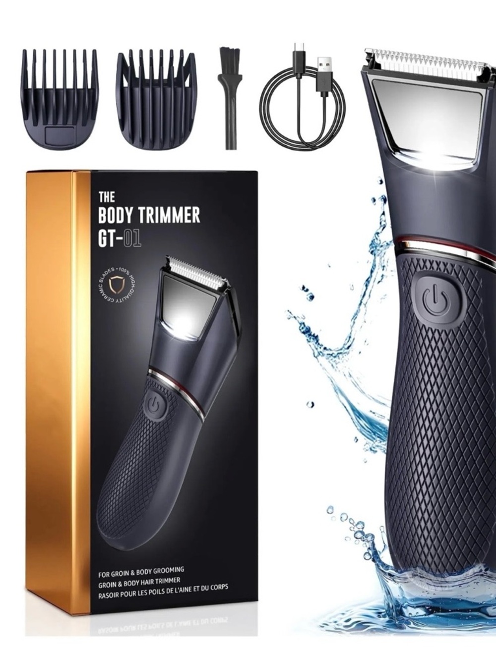Never Use Body Hair Trimmer for Men, Electric Groin Ball Shaver Razor